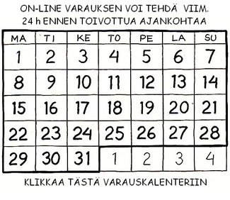 Varauskalenteri